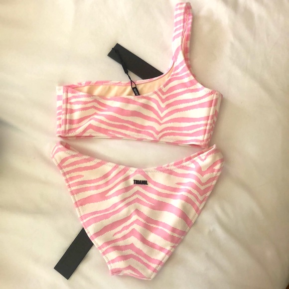 TRIANGL MELROSE REGULAR ZEBRA PUNCH NEW W/ TAGS NO BAG - Picture 8 of 9